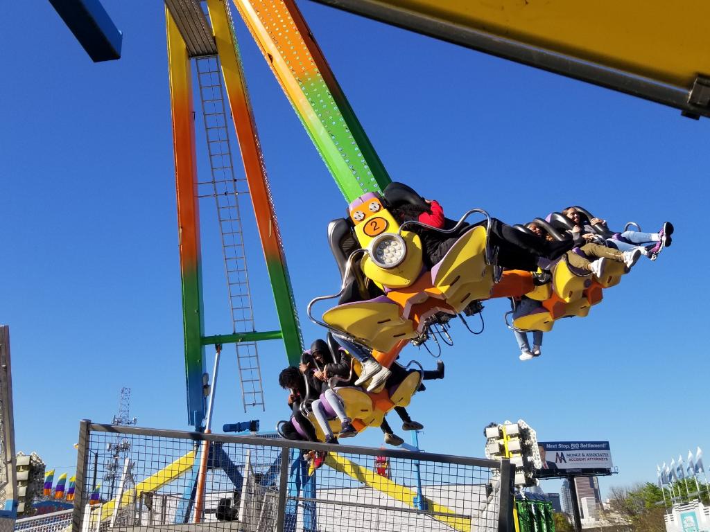 A little Corner Carnival fun! #HBCUTour #HBCU2023 #IIMF