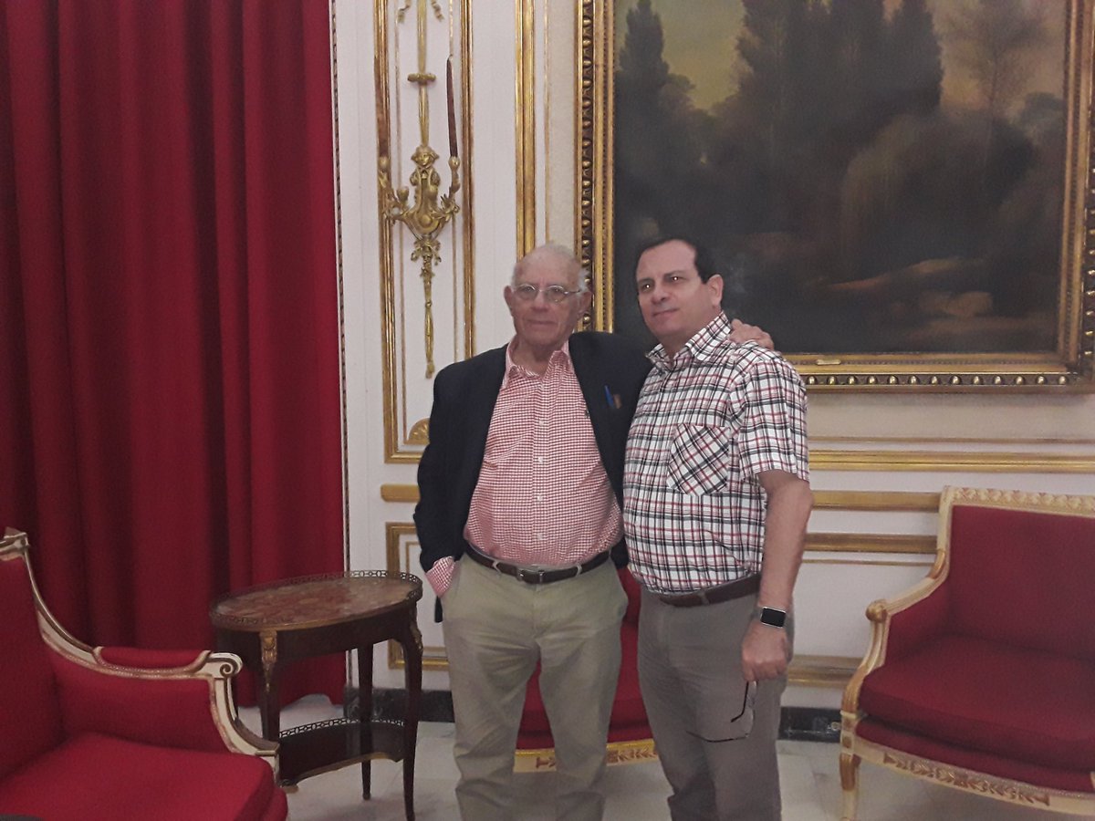 This morning dearest #Cuba's friend @MaxLesnick held a meeting with the President of ICAP @fernando5hicap @AmielDCuba @siempreconcuba @cubamistad