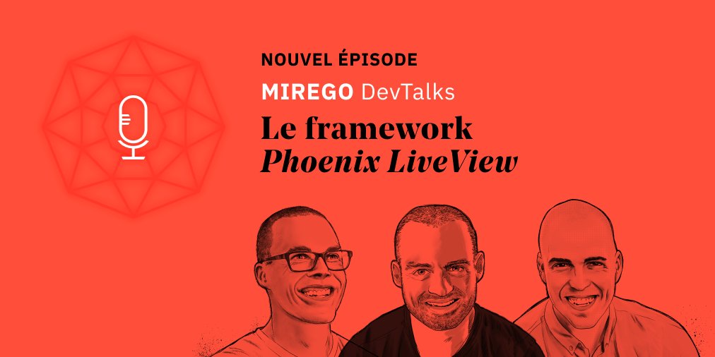 mirego's tweet image. Nouvel épisode de #MiregoDevtalks ! ✨🎙

Dans cet épisode, @remi et ses invités discutent de Phoenix LiveView : un nouveau framework web qui offre une solution à l’enjeu de séparation du code backend et frontend dans une application.

bit.ly/3NBDM3r