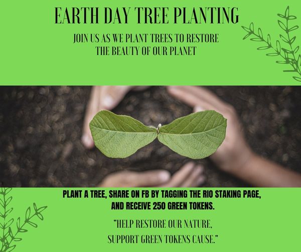 riostakinginc's tweet photo. Rio Staking
Planting trees is a great way to help the environment and combat climate change. Not only do trees absorb carbon dioxide from the atmosphere, but they also provide habitat for wildlife and improve air and water quality.
#riostaking #Rgreen #rgreentoken #treeplanting https://t.co/mWGnnX0DmT