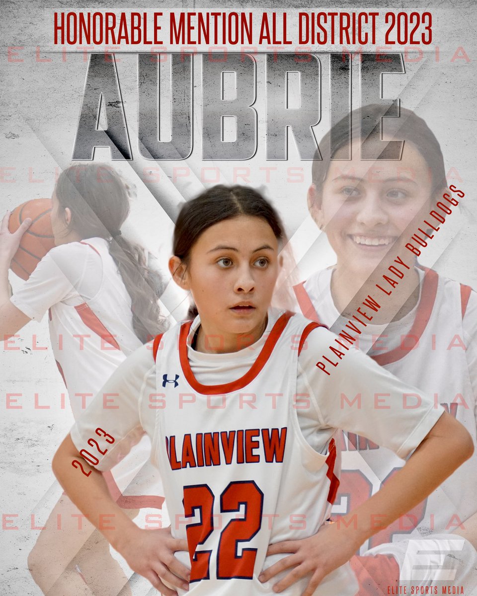 🔥Congratulations Aubrie Rogers ! 
⭐️HONORABLE MENTION ALL DISTRICT 2023⭐️ 
       
    Freshman that just keeps coming, doesn’t let up. Seems to be everywhere on the court, Rogers has made a statement here first year and the Lady Bullldogs are glad she is on our side!