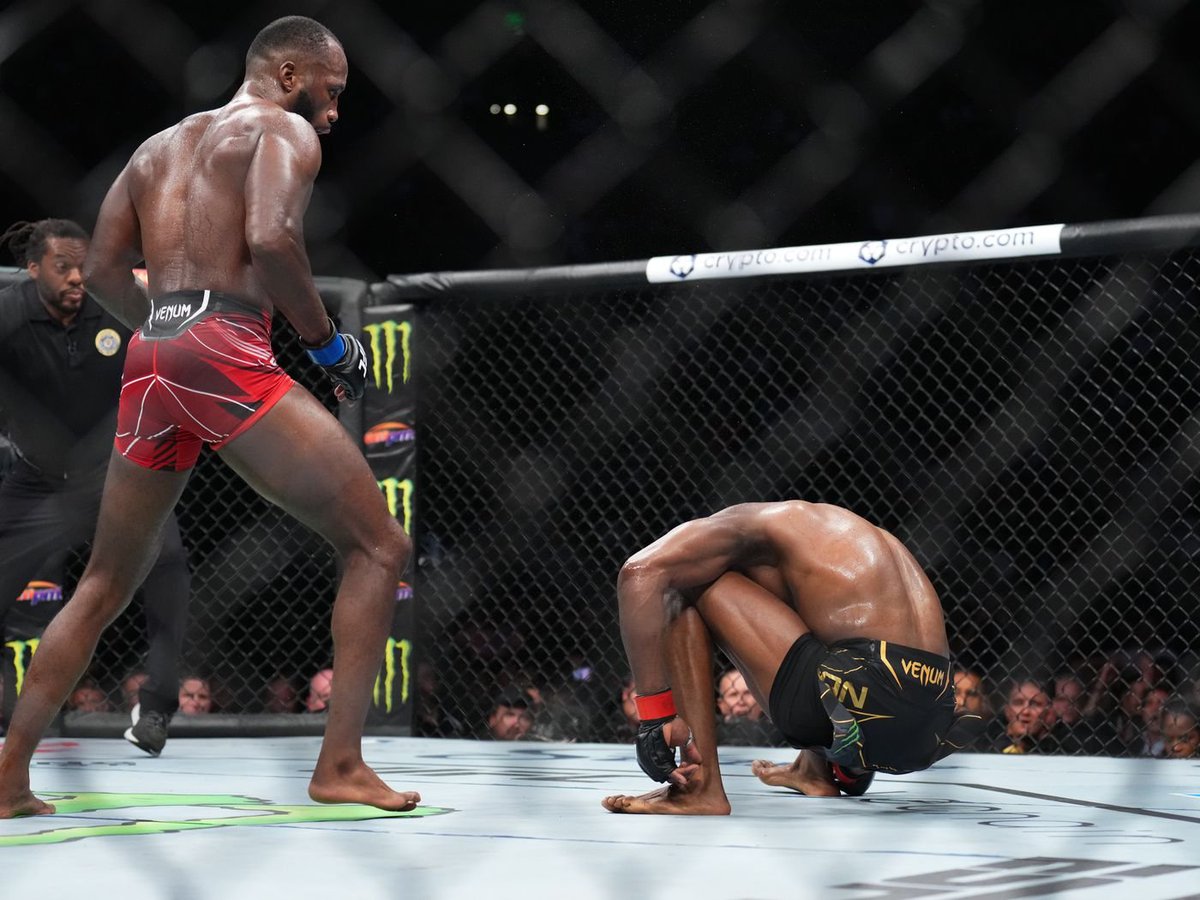 Leon Edwards: ''Usman bana 'Maçta bir şey yapmadı, 2. raunttan sonra kesildi' diyor ama ne olursa olsun maçın sonunda yerde baygın yatan kendisiydi.''