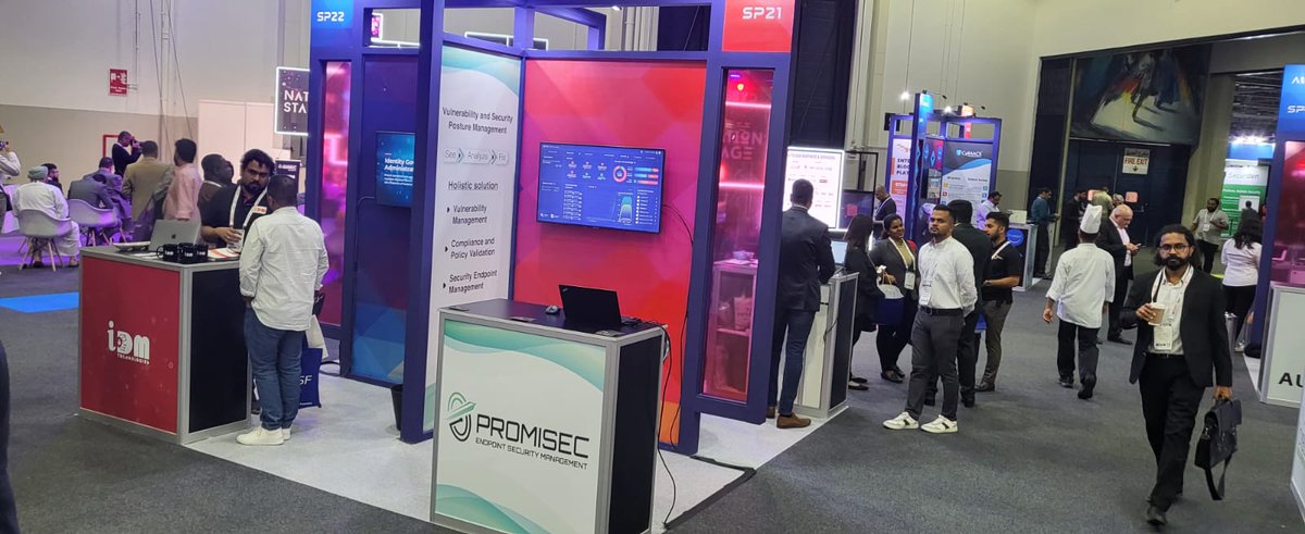 Promisec_IT's tweet photo. We had the pleasure of attending the @GISECGlobal  Global convention, where we met people who are dedicated to enhancing their cyber posture.
Until next time, you can still see PEM's holistic solution in action with a free demo!
So why wait? Contact us at info@promisec.com
#gisec https://t.co/wdpTohe1bO