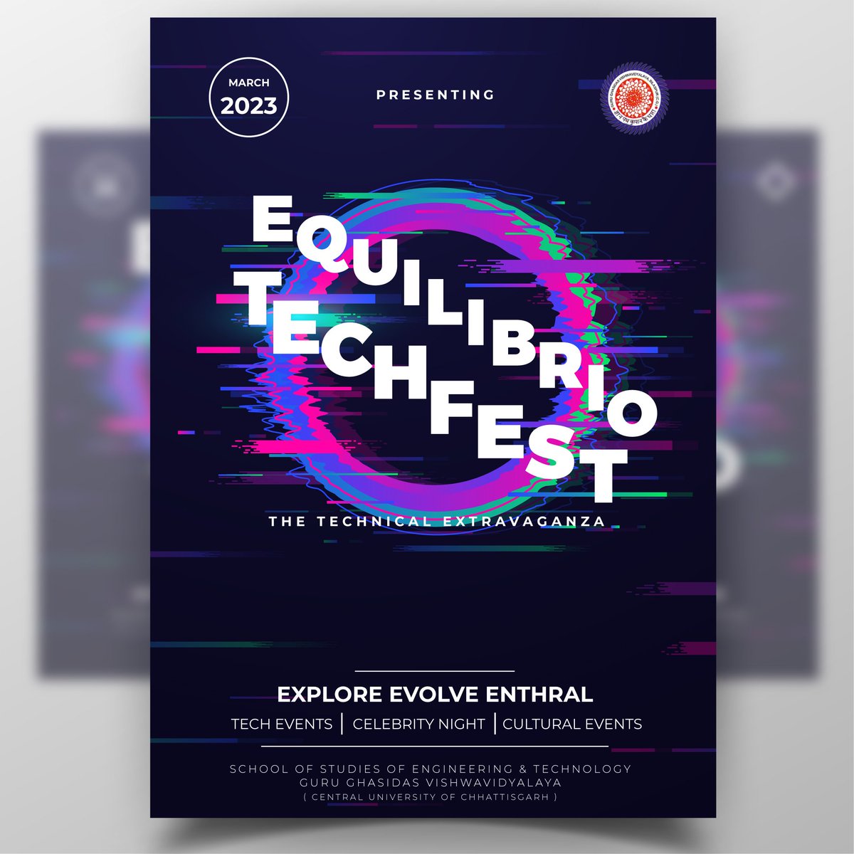 equilibrioggv's tweet photo. We are back with a bang! To celebrate the completion of 10 years of golden journey.Let’s dive into the zestful horizon of escapade events, ingenious products, Tech talks and skill-building workshops at 𝐄𝐪𝐮𝐢𝐥𝐢𝐛𝐫𝐢𝐨 𝟐𝟎𝟐𝟑- A Socio Cultural Tech Fest!#equilibrio_techfest https://t.co/X0E8qS37W6