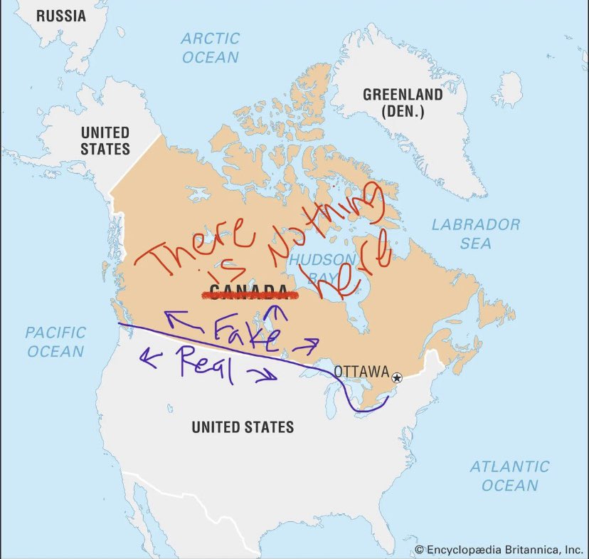 DiagolonMonkey's tweet photo. I don’t know🤷♀️who made this but it made me laugh out loud.
Yes, people - #Canada is a #PsyOp
🙃
#EverythingIsFake
#TheMythIsCanada
#fantasy #fiction
#InvertedReality https://t.co/QrMnFIY7vl
