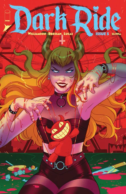 My cover for Dark Ride #5! In shops April 12th! 