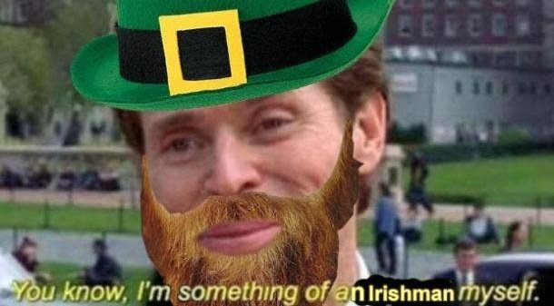 E_Crowe10's tweet photo. Americans on St Patrick's day after finding out they are 5.78% Irish https://t.co/8PJ46J9OUz