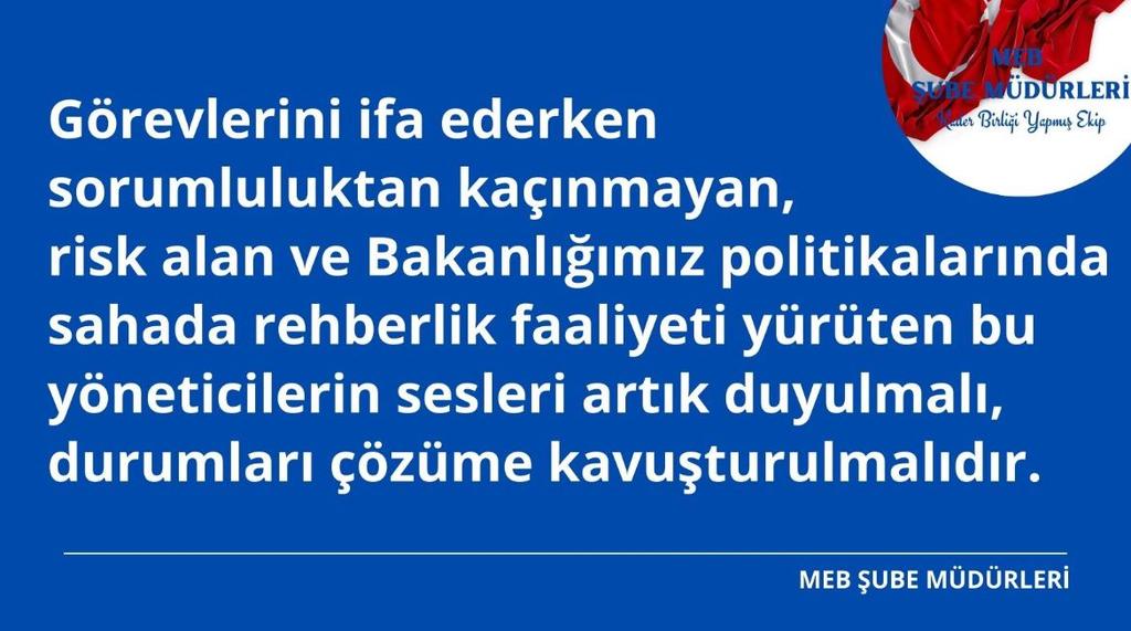 #SayinMahmutÖzer
#MebSubeMüdürleriBekliyor
<a href="/RTErdogan/">Recep Tayyip Erdoğan</a> | <a href="/prof_mahmutozer/">Mahmut Özer</a>