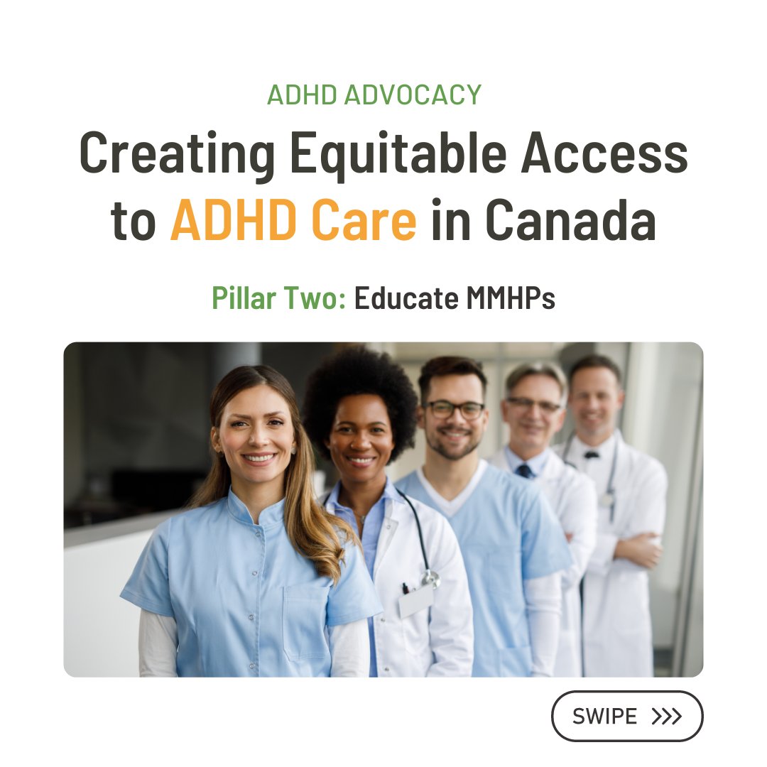 While #ADHD is taught in the Canadian medical curriculum, it is not given sufficient emphasis – it should be afforded equal weight with depression, schizophrenia, &amp; similarly impairing #mentalhealth challenges. (1/4) @CADDRA_News