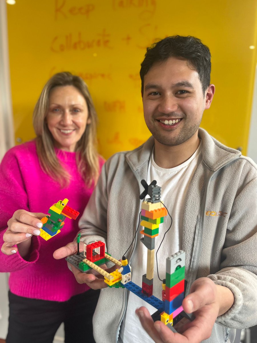 💡 Wow! So much #fun &amp; sharing of ideas at our #LegoSeriousPlay workshops in <a href="/MaverickIntl/">Maverick Communications International</a> today! Big thanks to the fabulous <a href="/mairinmurray/">Máirín</a> for guiding the way! 
 <a href="/LEGO_Group/">LEGO</a> #collaboration #teamwork