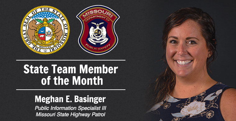 MO Public Safety (@mopublicsafety) on Twitter photo Another great and well-deserved honor for <a href="/MSHPTrooperGHQ/">MSHP General HQ</a>'s Meghan Basinger! Her quick thinking, dedication to her job duties and concern for the safety of others made her the ultimate first responder! Details on how she prevented a potential loss of life: dps.mo.gov/news/newsitem/… Another great and well-deserved honor for <a href="/MSHPTrooperGHQ/">MSHP General HQ</a>'s Meghan Basinger! Her quick thinking, dedication to her job duties and concern for the safety of others made her the ultimate first responder! Details on how she prevented a potential loss of life: dps.mo.gov/news/newsitem/…