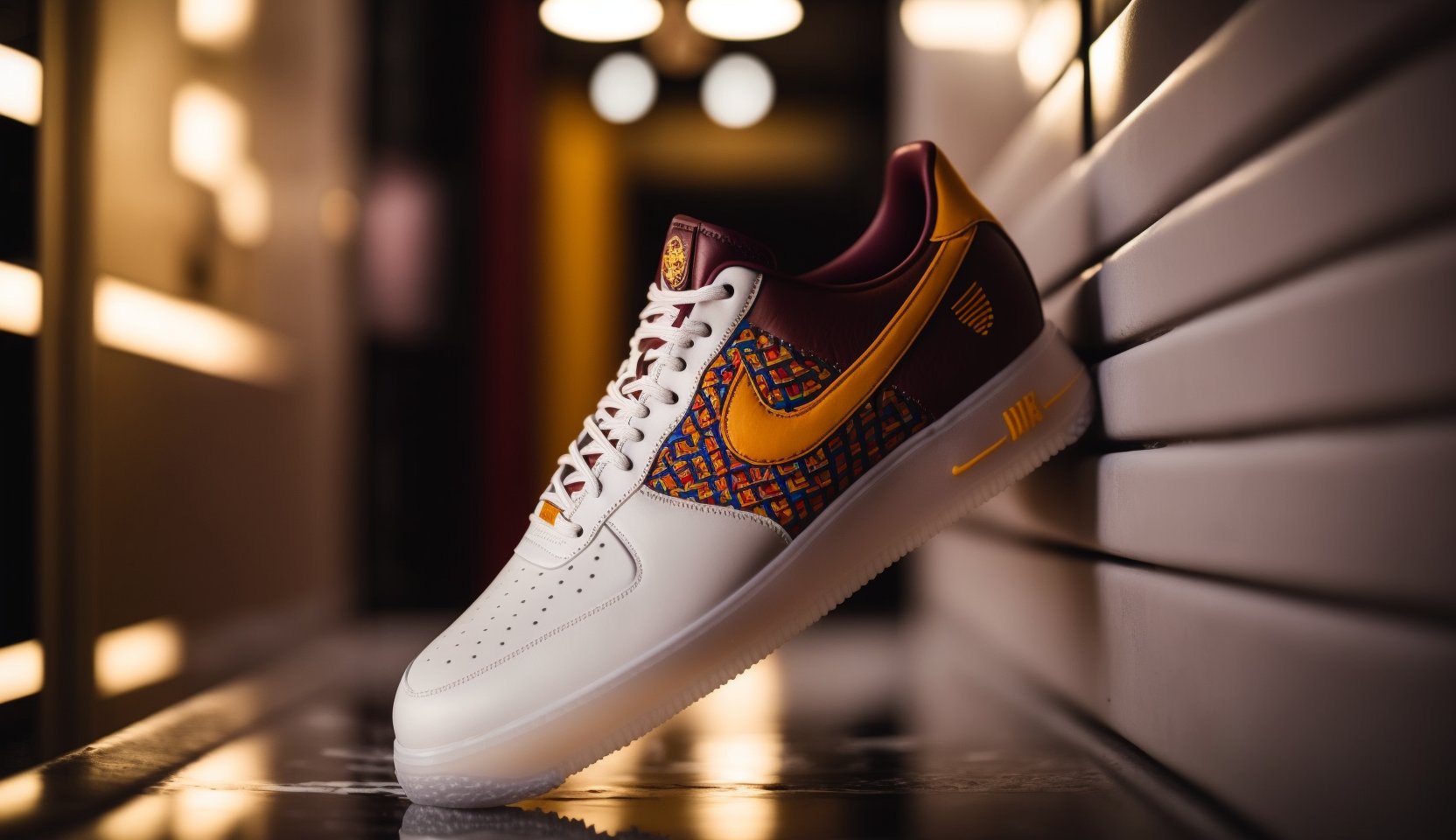 Patricio Villalobos on X Street style photo closeup shot Nike Air Force 1 fcbarcelona collab snake skin fc barcelona natural lighting original unique 4k ar 16 9 mindblown omg ai https t QIDXEcwqYe...