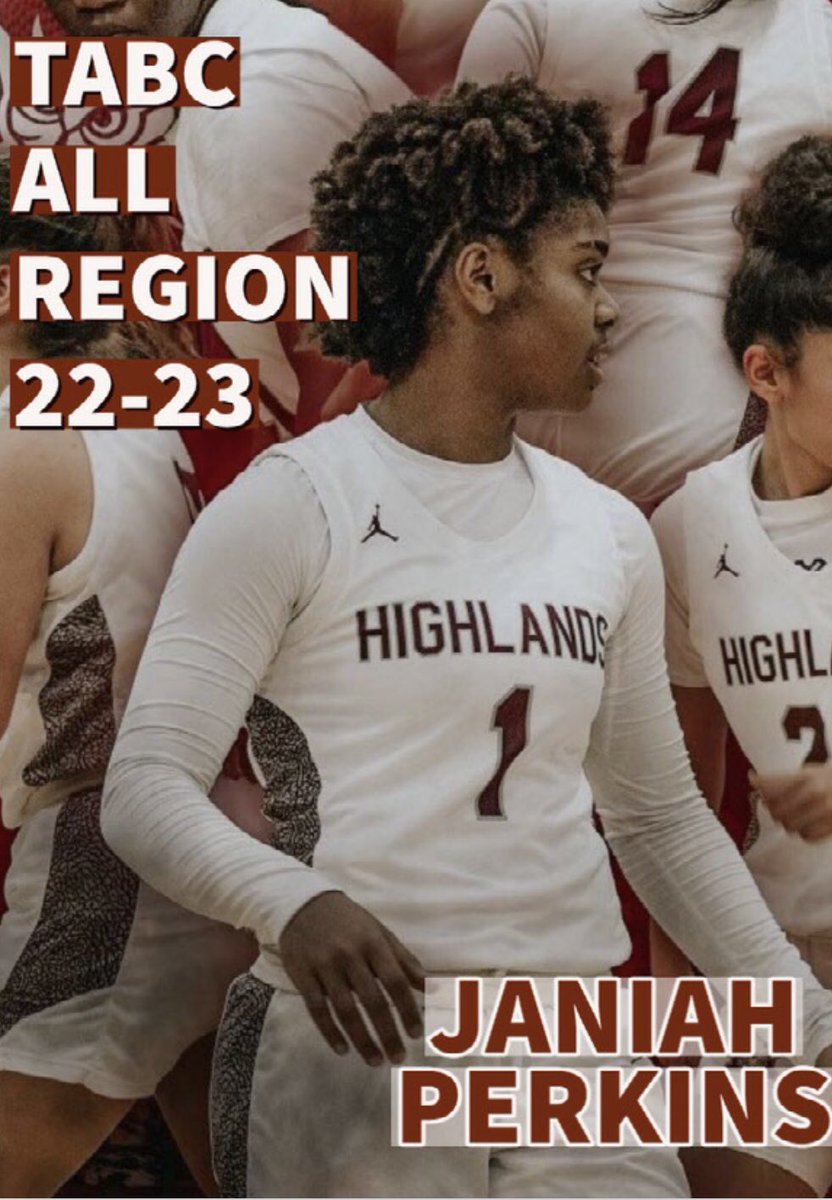 CONGRATS to <a href="/JaniahP1/">Janiah Perkins</a> JANIAH for being selected to the TABC ALL REGION TEAM!! We are proud of you!! <a href="/HHSOwlAthletics/">Highlands Athletics</a> <a href="/marissamuniz14/">Marissa Muniz- SAISD Asst. Athletic Director</a> <a href="/jaeco22/">Jericho</a> <a href="/WellRespected20/">William Perkins</a> <a href="/SASouthSports/">Mike Considine</a> <a href="/TexasFlightGBB/">Texas Flight Elite</a>