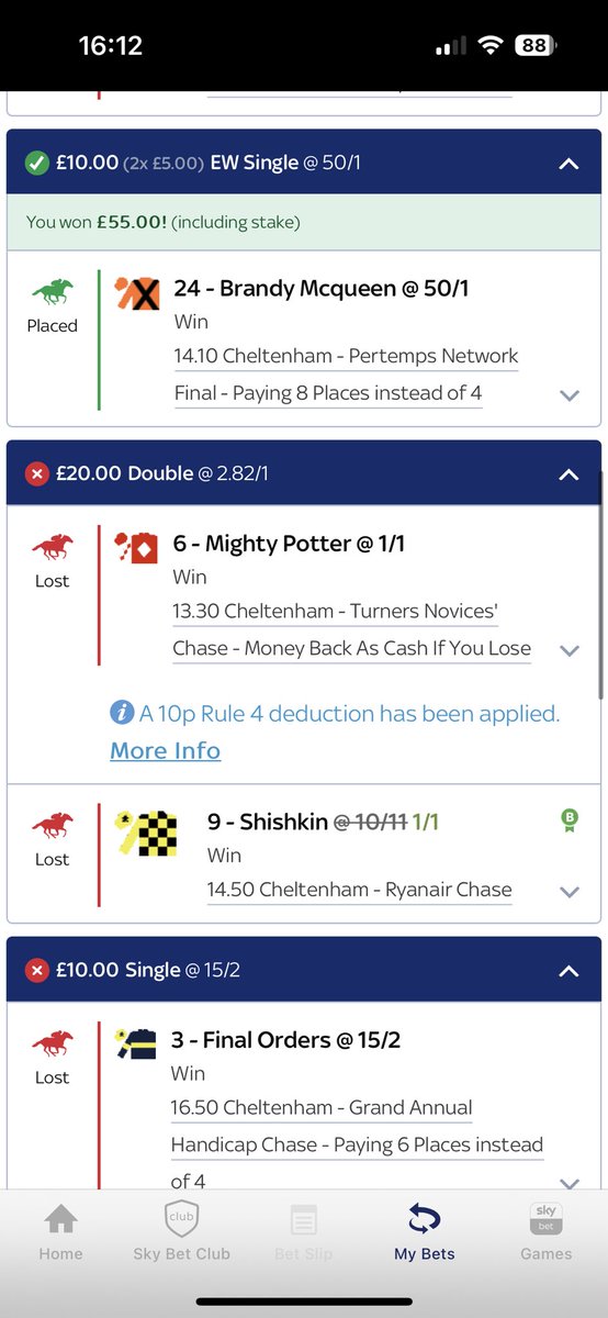 paranoidmaniac's tweet photo. @BadManBetting A £20 double and a £50 single. 😭😂 https://t.co/0nCmOe8qQ1