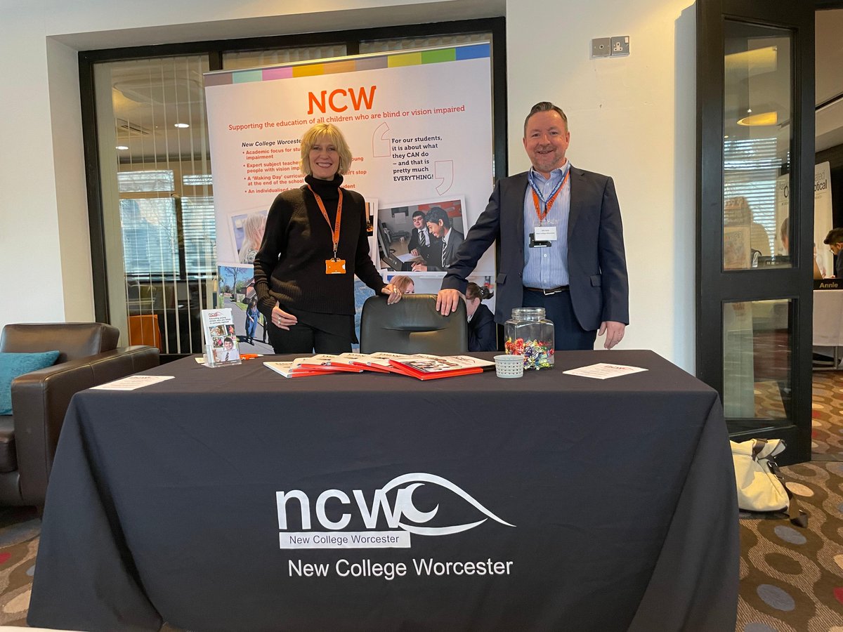 newcollworc's tweet photo. Learning, sharing good practice and spreading the word of NCW at the View Conference 2023. Tomorrow Head of Science Will Stark will be running workshops in Practical approaches to Science for delegates.
#vieducation
#visionimpairment
#viewconference2023 https://t.co/7Z3ECC7Vdv