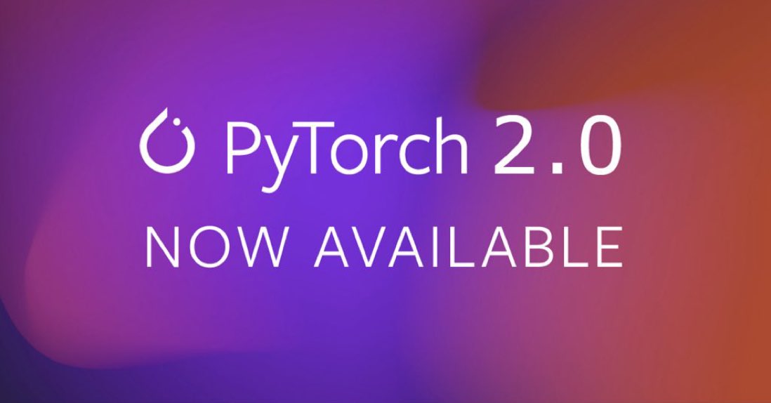 BitsToGigs's tweet photo. PyTorch 2.0 is available.
https://t.co/d4S9QUenQIβ¦
#PyTorch #PyTorch2 https://t.co/wnra6CA6gW