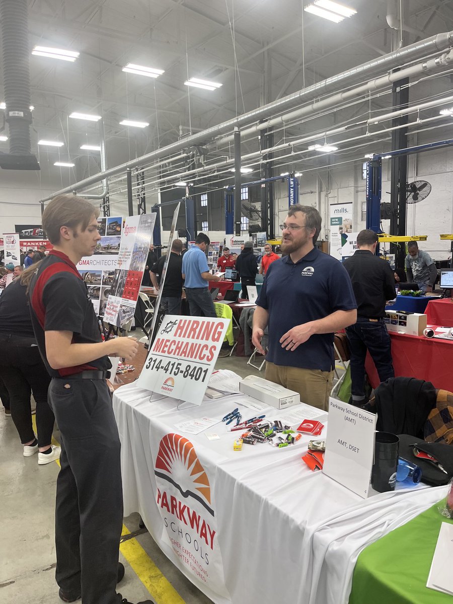 Rankin job fair - bus mechanics keep the buses rolling- join parkway today and I'll throw in  a personally engraved crescent wrench