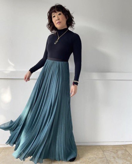 MEU DEUS SANDRA OH!!! 

O hairstylist Marcus Francis compartilhou esses cliques incríveis da Sandrinha 🤍