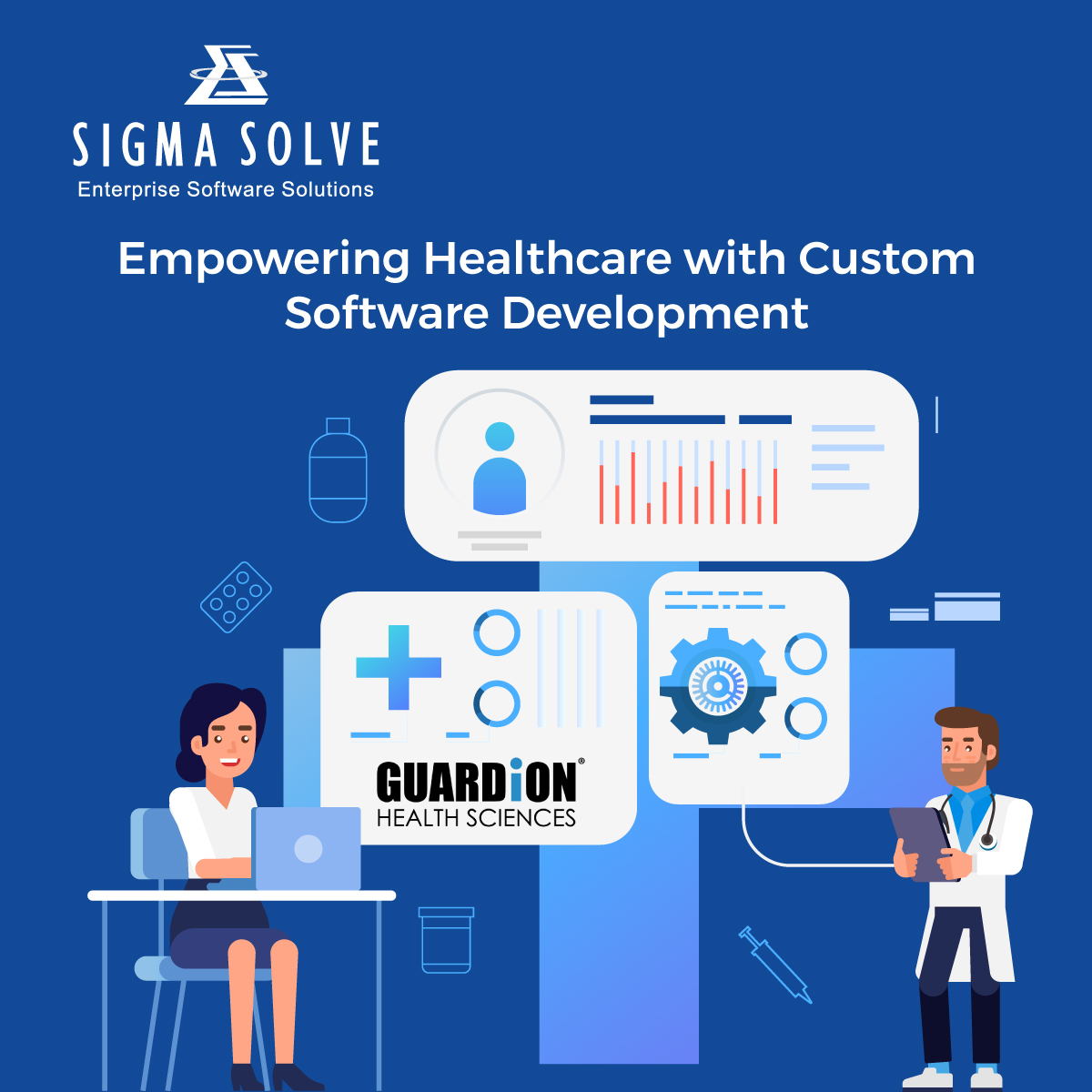 SigmaSolve's tweet image. Revolutionize Your Healthcare Practice with #CustomSoftwareDevelopment !
Read➡️sigmasolve.com/success-story/…
Contact us by email at 📩sales@sigmasolve.com or call at 📞678-926-9725 for Custom Software Development Solutions!
#customsoftwaredevelopmentsolutions #healthcare