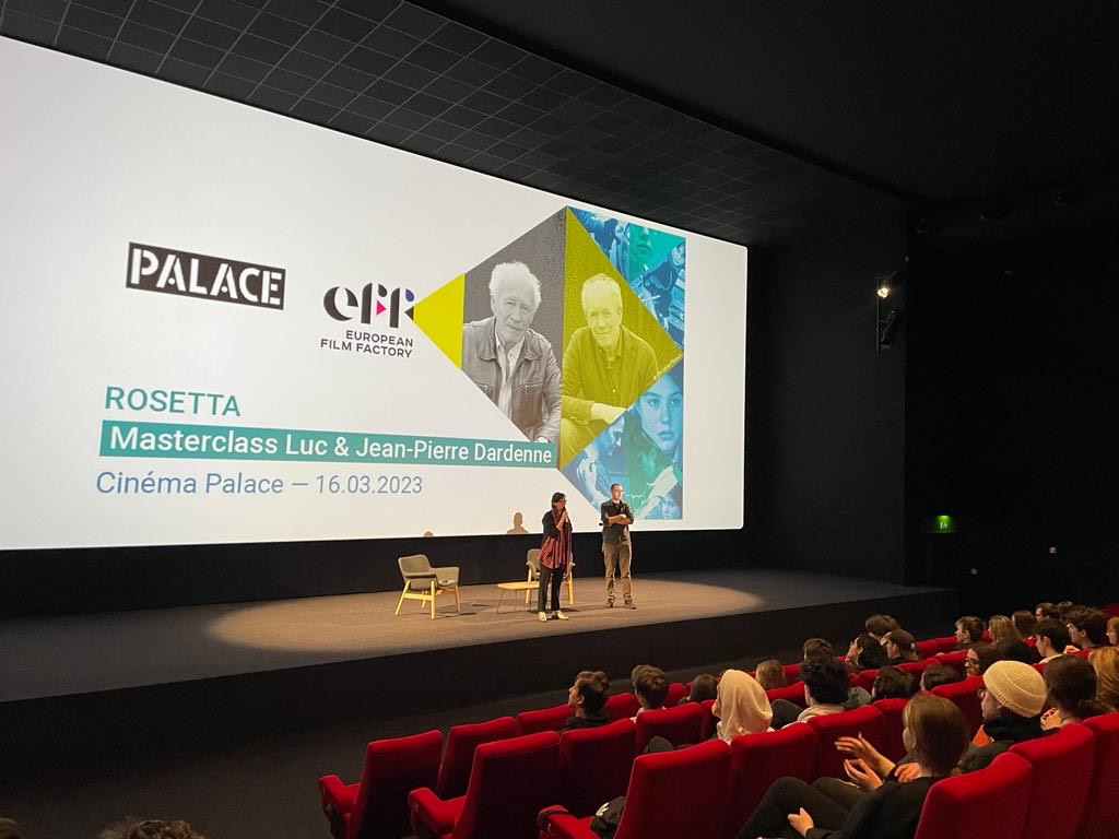 IFParis's tweet photo. 🎥 Retour sur une Masterclass #EuropeanFilmFactory inédite avec Luc Dardenne sur #Rosetta au cinéma Palace à Bruxelles.
ℹ️ https://t.co/c5vnu7jPYK
-
@Eu_FilmFactory / @eu_schoolnet / @europe_creative / @ARTEfr
-
#schoolscreening #dardennebrothers #filmeducation #belgiancinema https://t.co/z3SWXKVwS1