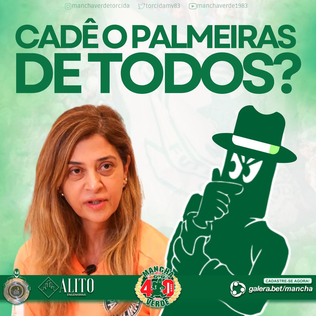 torcidamv83's tweet photo. CADÊ OS INGRESSOS MAIS BARATOS, LEILA?

O DISCURSO:

- Leila Pereira, em 09/03/2021, bem antes de ser presidente do clube: “O futebol é popular, é do povo”.

- Promessa de campanha de Leila Pereira: ingressos mais baratos.

https://t.co/tD9rg5akO8 https://t.co/DJXfisUuSB