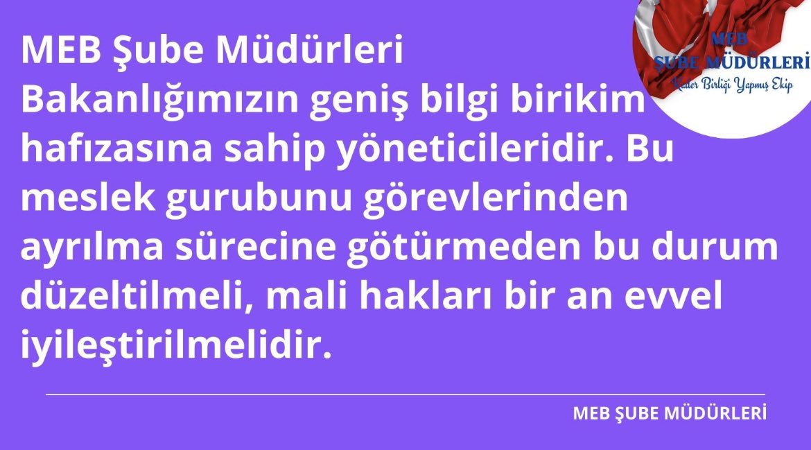 yalcinalpaydin's tweet photo. #SayinMahmutÖzer
#MebSubeMüdürleriBekliyor

@RTErdogan | @prof_mahmutozer https://t.co/HM1R50mfJb