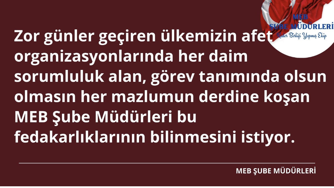 yalcinalpaydin's tweet photo. #SayinMahmutÖzer
#MebSubeMüdürleriBekliyor

@RTErdogan | @prof_mahmutozer https://t.co/naHd2BnRlz