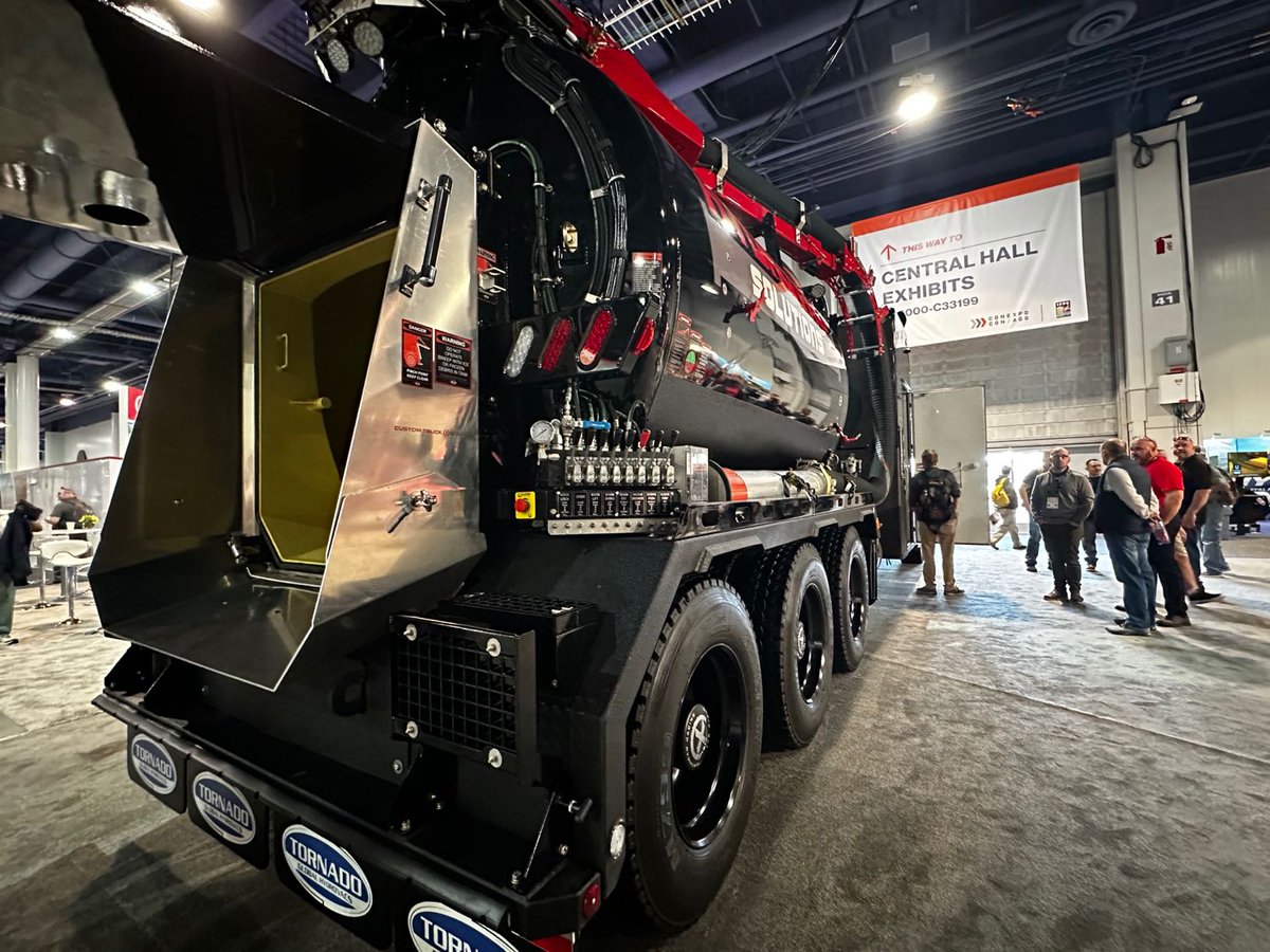 TornadoTrucks's tweet photo. Come see us this week at Con Expo in the Custom Truck One Source Booth #S63906! #tornadotrucks #ctonesource #conexpo2023 #hydroexcavation
To learn more about Tornado Global Hydrovacs: https://t.co/r8WFeyuXEc
$TGH.V | $TGHLF #tornado #tornadoglobalhydrovac #tsxv #otcqx #trucks https://t.co/nNEn2YuwYQ