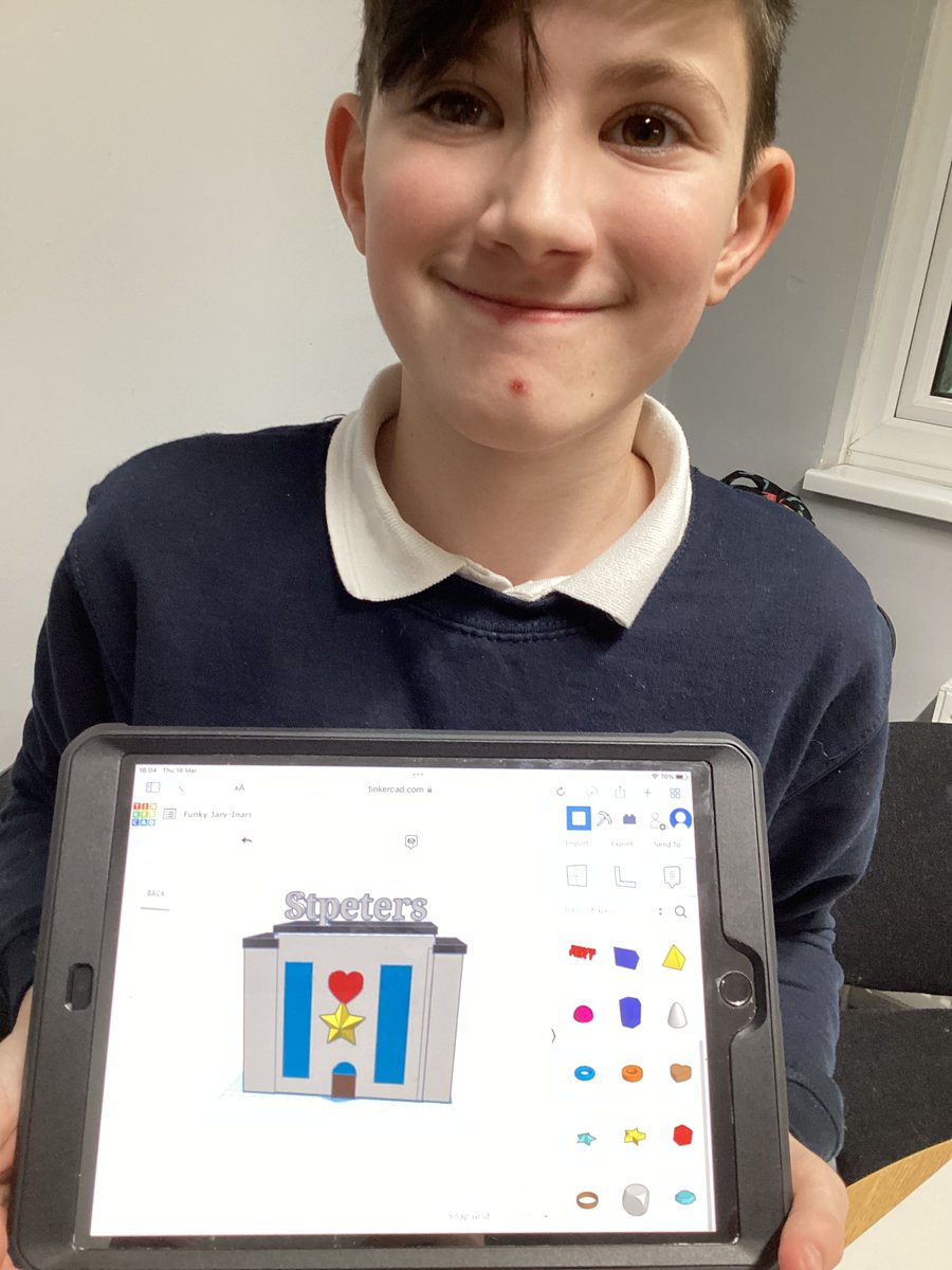 Tinkercad on Twitter "RT StPeters_CE An amazing design using