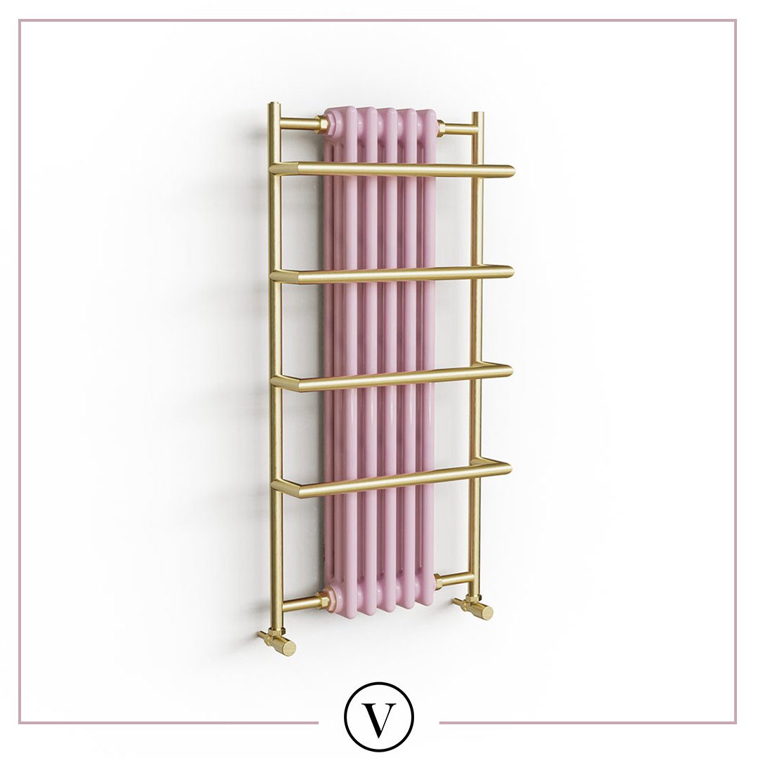 Check out this stunning Pink Radiator! ✨

The brass frame has a raw finish with mitred hanging bars and a poppy pink column radiator 😍

Speak to our team for more info on this stunning piece on 01902387000 📞

#VogueUK #PinkRadiator #TimelessSpecial #HomeDecor #InteriorDesign