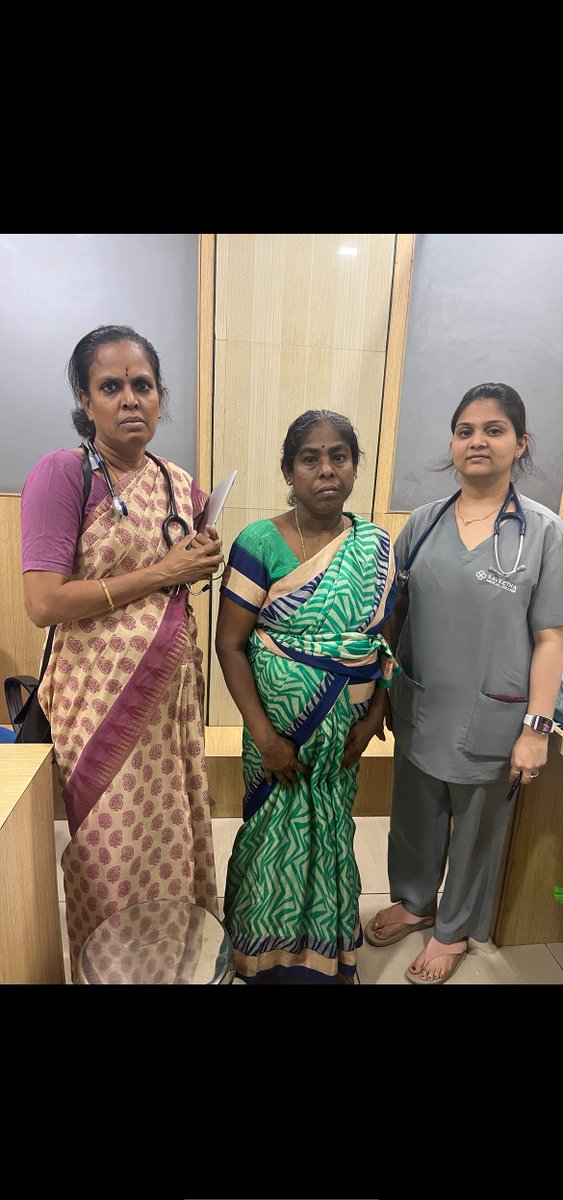 nephrosaveetha's tweet photo. peritoneal dialysis patient post cathter insertion by nephrology PG's and faculty Dr.indhumathi and Dr.sajmi  2 weeks later for review doing well on pd, https://t.co/aFtzRA5wmN