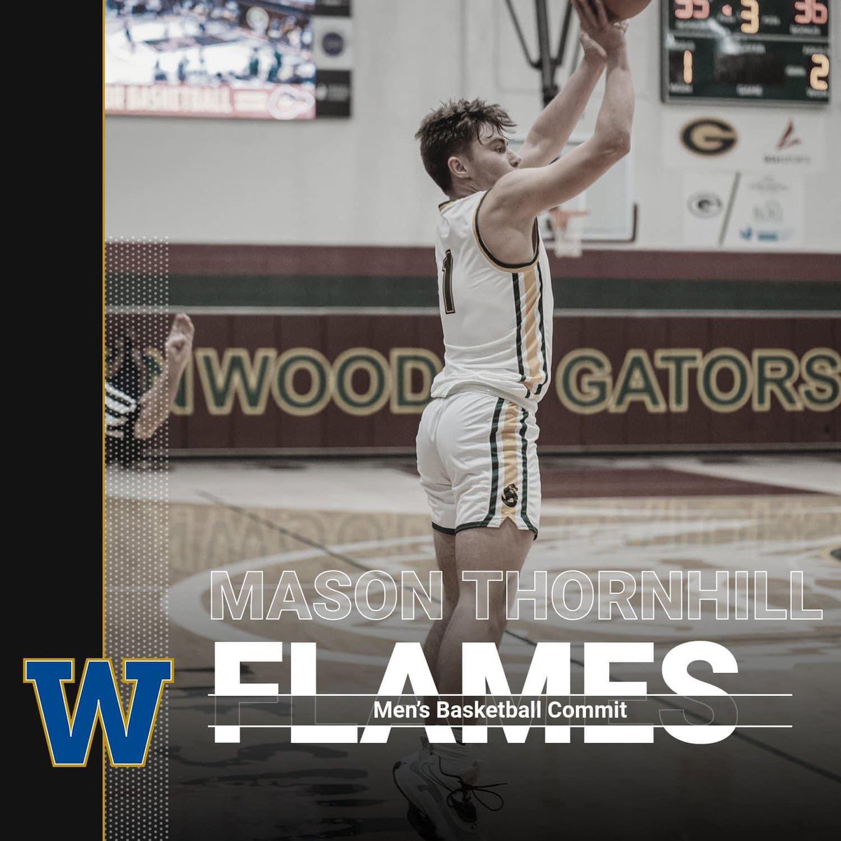COMMITTED: Mason Thornhill from Campbellsville University will be joining the Men’s basketball team next year! Welcome to the #welchflamesfamily Mason!