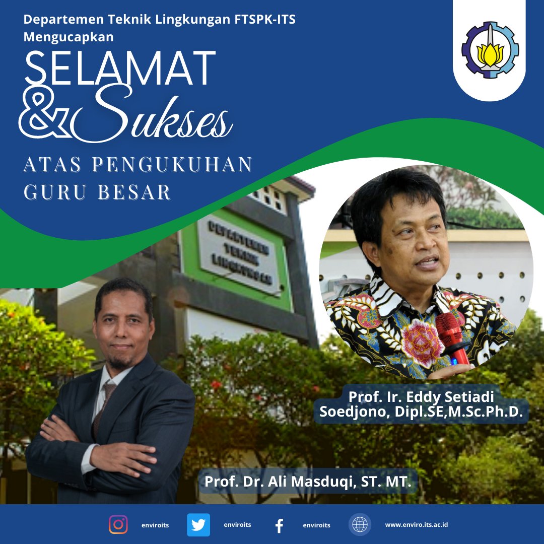 Departemen Teknik Lingkungan ITS tweet media