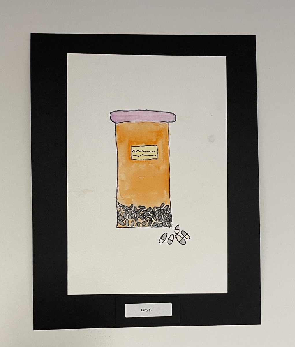 “What is the best invention ever?” After writing an opinion piece on this prompt, third graders made a watercolor representation of the invention they think is the best! Pencils, toothbrush, and medicine were some of the most popular.