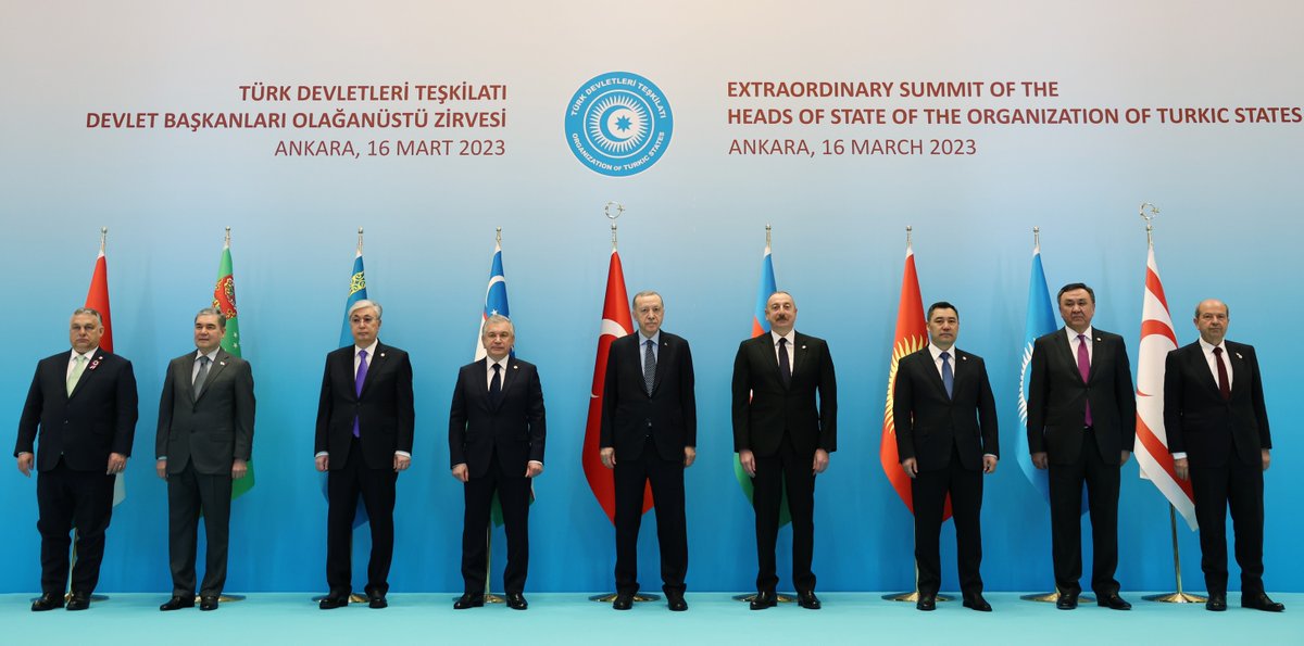Turkic_States's tweet photo. #TürkDevletleriTeşkilatı Olağanüstü Zirvesi, #AzerbaycanCumhuriyeti'nin girişimiyle, 16 Mart 2023 tarihinde #Ankara'da “Afet-Acil Durum Yönetimi ve İnsani Yardım" temasıyla düzenlenmiştir.
▶️https://t.co/adCsO8iNoD https://t.co/39IqxYJWq0
