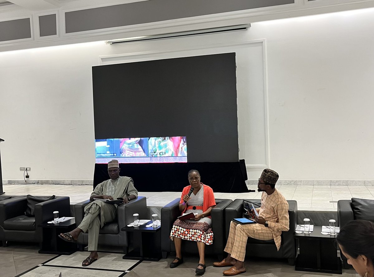 "Climate related disaster has a significant impact on children's education and well being" as a climate actor, I am delighted to share my view on a  panel discussion at the <a href="/UNICEF_Nigeria/">UNICEF Nigeria</a> Seminar on #ClimateChange and Educational in Nigeria. 
#ClimateEducation