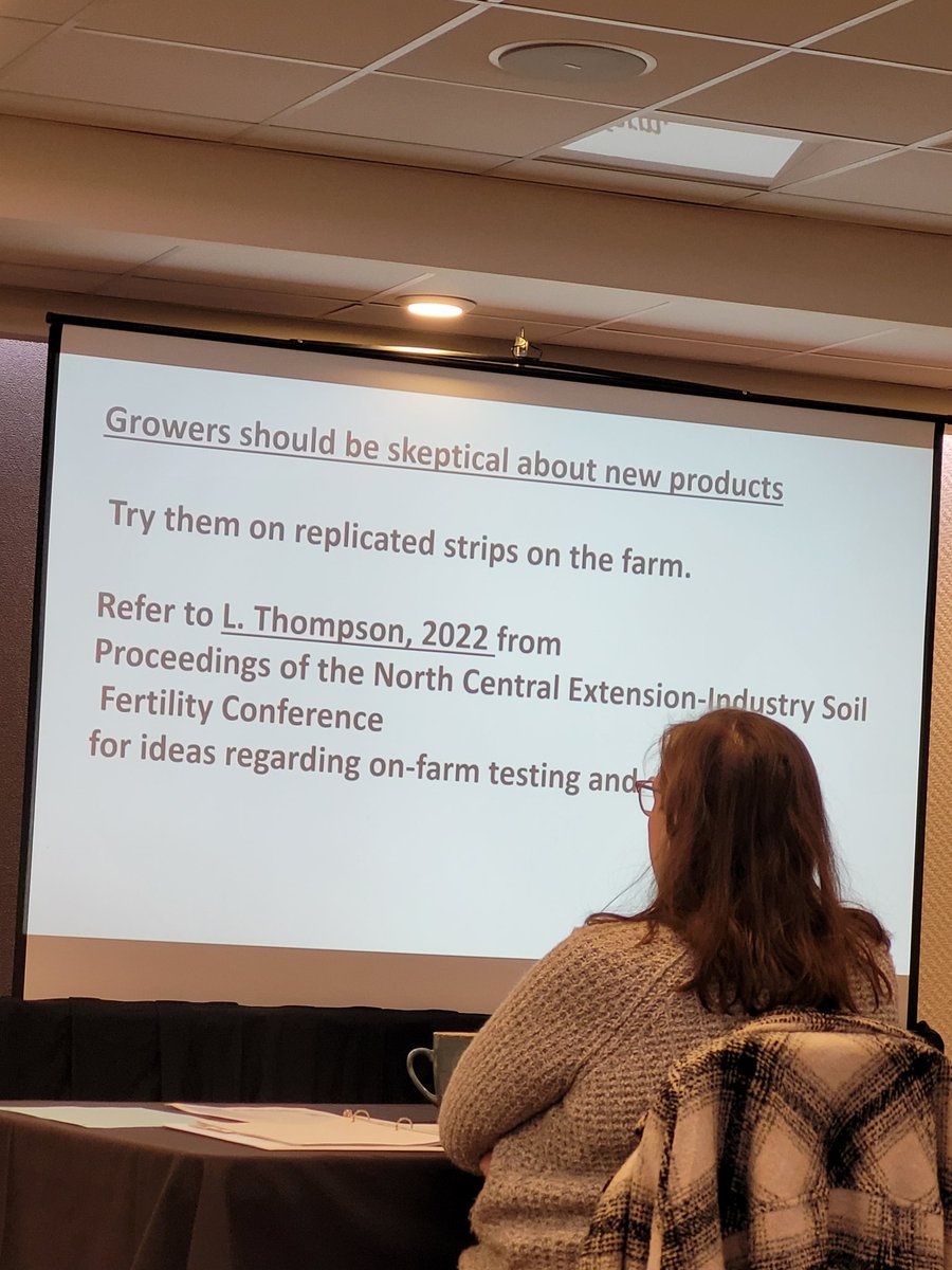 Yup. "Since 2008, the burden of research falls on the user. Companies are good at marketing. Be curious. Be skeptical." 
#agvise23