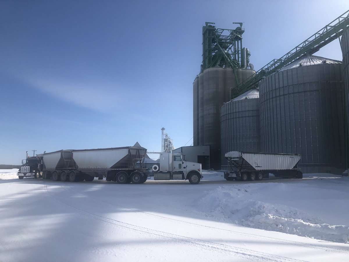 JodyStadnyk's tweet photo. Stops 5 and 6 at our McLennan and Fairview locations. The teams are humming along to keep the grain moving  and I learned why we updated our logo a few years back.
The old shape looks like something unrelated to Ag? 😉#cargillgrows https://t.co/ywh8uOCKyD