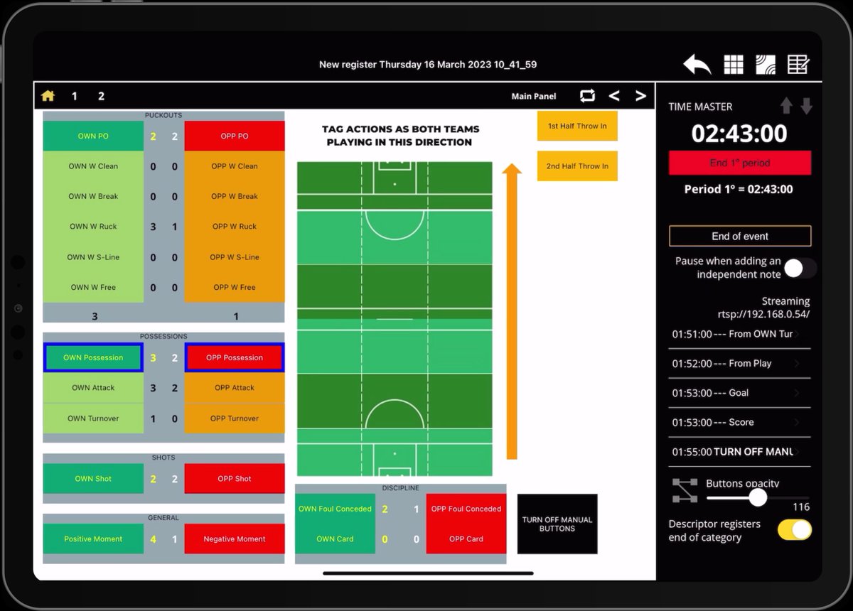 AnalysisPro's tweet image. 🎉 Tomorrow, we are celebrating St. Patrick’s Day with FREE @Nacsport Tag&amp;amp;view Templates and Dashboards for GAA, created in partnership with @TonyBambrick. Retweet and comment 'YES PLEASE' if you want to get your hands on it. 🏐💚🥍

Here's a sneak peek 👀

#GAA #StPatricksDay