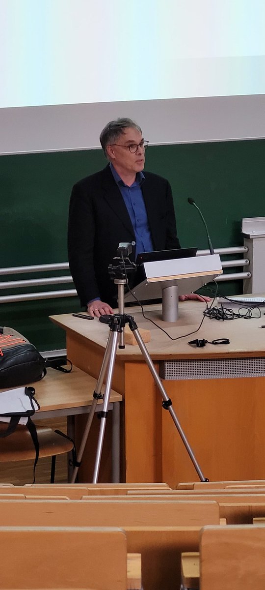 At the Annual Meeting of the German Demographic Society: Andreas Edel of <a href="/PopulationEU/">Population Europe</a> <a href="/MPIDRnews/">MPIDR</a> remembering Jim Vaupel. Sorely missed!