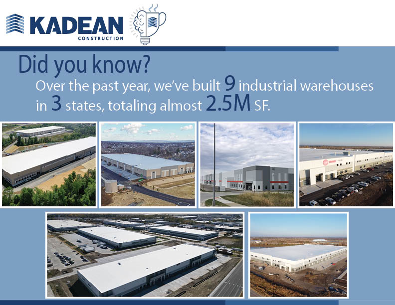 We’ve recently shown our healthcare, office, cannabis and TI work, but we can’t forget our tried & true – industrial experience. 

If you’re ready to discuss your project needs, give us a call!

#kadeanconstruct #industrialconstruction #generalcontractor #industrialwarehouse #cre