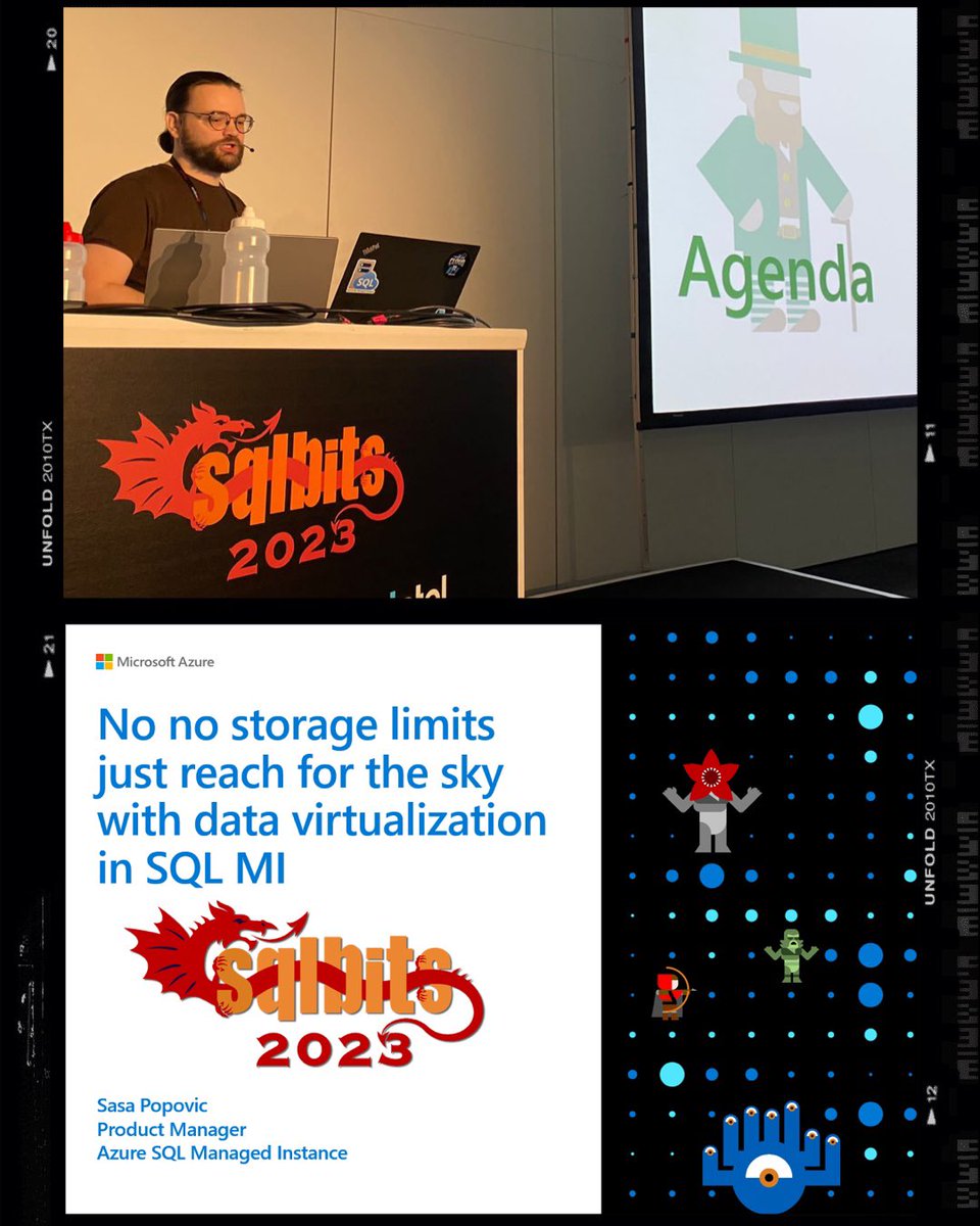 SasaPopovicMSFT's tweet image. Do you hear the tune🎶🎵
when you read that title,
or is it just me?!
Thanks @NikoNeugebauer for taking the photo📸
#AzureSQL #ManagedInstance
#sqlmi #sql #SQLServer #sqlbits2023
@AzureSQL @SQLBits