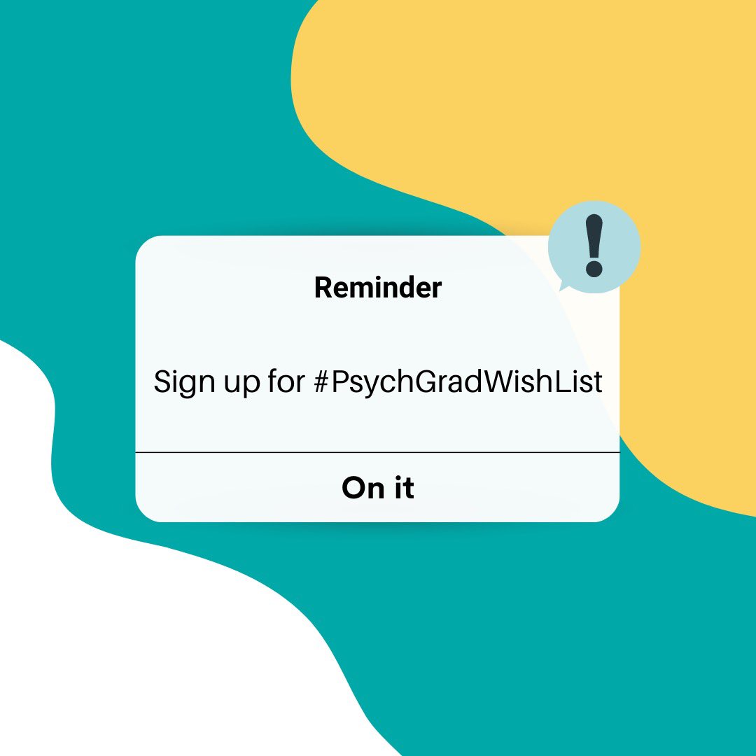 psychgradwish's tweet photo. internship and postdoc moving season will be here before you know it and you do not have to do it alone!
if you are a trainee of color, sign up for #psychgradwishlist
https://t.co/dw4wiENmDL https://t.co/ADM6i11Ctf