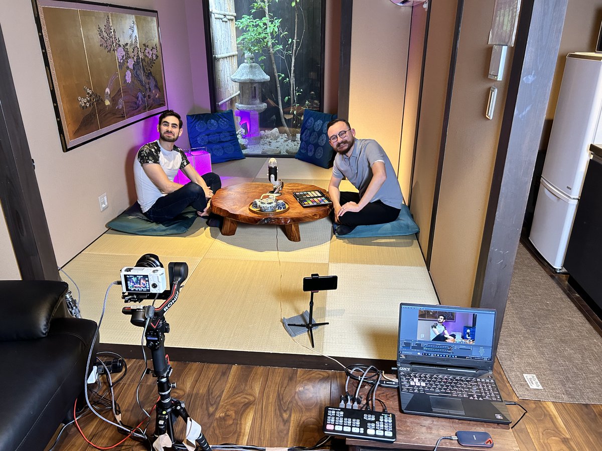 mrpollo's tweet photo. Hey, if you haven't had the chance yet, this is the last interview we recorded during #ROSCon23. We had a fantastic time meeting #oss robotics community heroes and captured the conversations on our youtube channel for all of you to enjoy

📆 Two days of recording
🔥 One amazing producer mastermind @MikePehel 
🤖 Six amazing guests
🎥 Three cameras (+ one phone for tea closeup shots)
🍵 I had somewhere between 3-4 cups of tea per episode
🥵 I was sweating through the whole thing because we never learned how to operate the heated floor