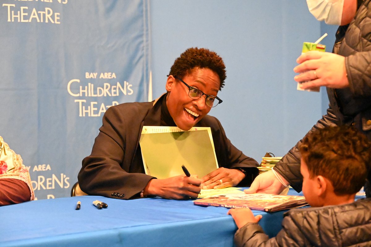 BACTheatre's tweet photo. About last Saturday...😌 #JacquelineWoodson #BayArea #ChildrensBooks https://t.co/AKtQSLtC8d