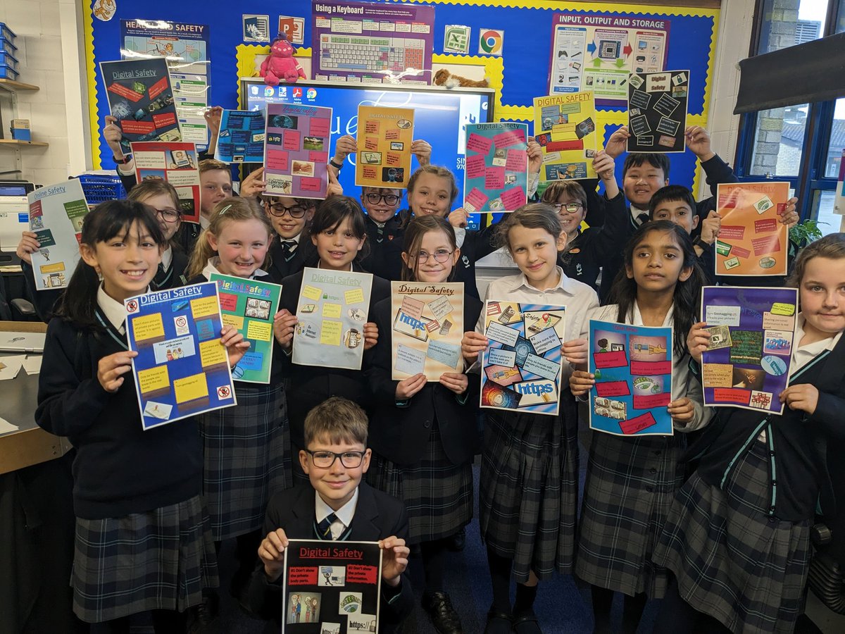 KingsCreativEly's tweet photo. 5JW are very proud of their digital safety posters they created in MS Word. An excellent blending of Word skills, design and digital know-how. #KEJComputing #digitalsafety https://t.co/HeR1ORihRV