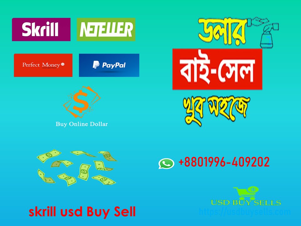 usdbuysell's tweet image. আমাদের এক্সচেঞ্জ পরিষেবাদি পেপ্যাল, স্ক্রিল, নেটেলার, পেওনিয়ার, ওয়েব মানি, এবং পারফেক্ট মানি ।
#DollarBuyAndSellInBangladesh

যে কোনো সময় আমাদের সাথে সরাসরি কথা বলতে CALL OR INBOX :
-Whatsapp: + 8801996-409202
facebook.com/DollarSellBdusd
usdbuysells.com