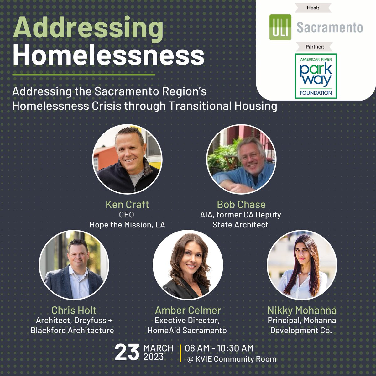 ARPF (@arpfsac) on Twitter photo We're partnering with <a href="/ULISacramento/">ULI Sacramento</a> on a discussion about addressing homelessness in the Sacramento Region. This event will review best practices and solutions locally and from around the state.
Click on the link to join us!
sacramento.uli.org/events/detail/… We're partnering with <a href="/ULISacramento/">ULI Sacramento</a> on a discussion about addressing homelessness in the Sacramento Region. This event will review best practices and solutions locally and from around the state.
Click on the link to join us!
sacramento.uli.org/events/detail/…