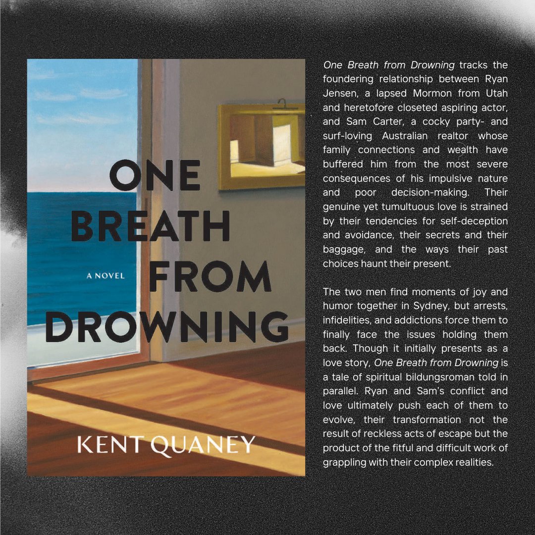 Kent Quaney will be reading at Beausoleil Books tonight! Join us at 7:00 PM for an unmissable reading from his novel "One Breath From Drowning." See you there!