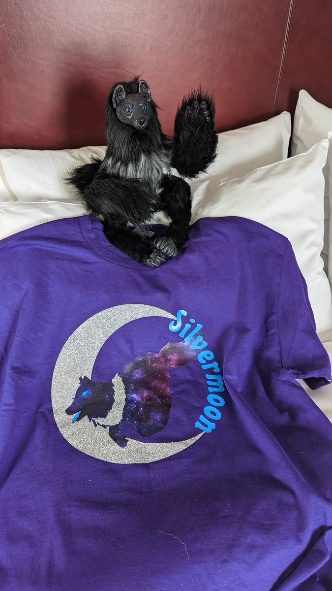 equusreined's tweet image. Nested at the @westin, ready to setup later in the Dealers Den for #FE2023 
T-shirt by @PixlPhantasy, #MiniMoon doll by @wormsandbones 😊